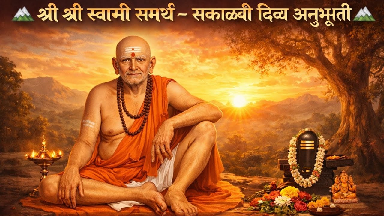 🌄 श्री स्वामी समर्थ – सकाळची दिव्य अनुभूती 🌄#swamisamarth#swamisamarthamajhiaai #akkalkot#motivation