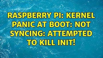 Raspberry Pi: Kernel Panic at boot: not syncing: attempted to kill init!