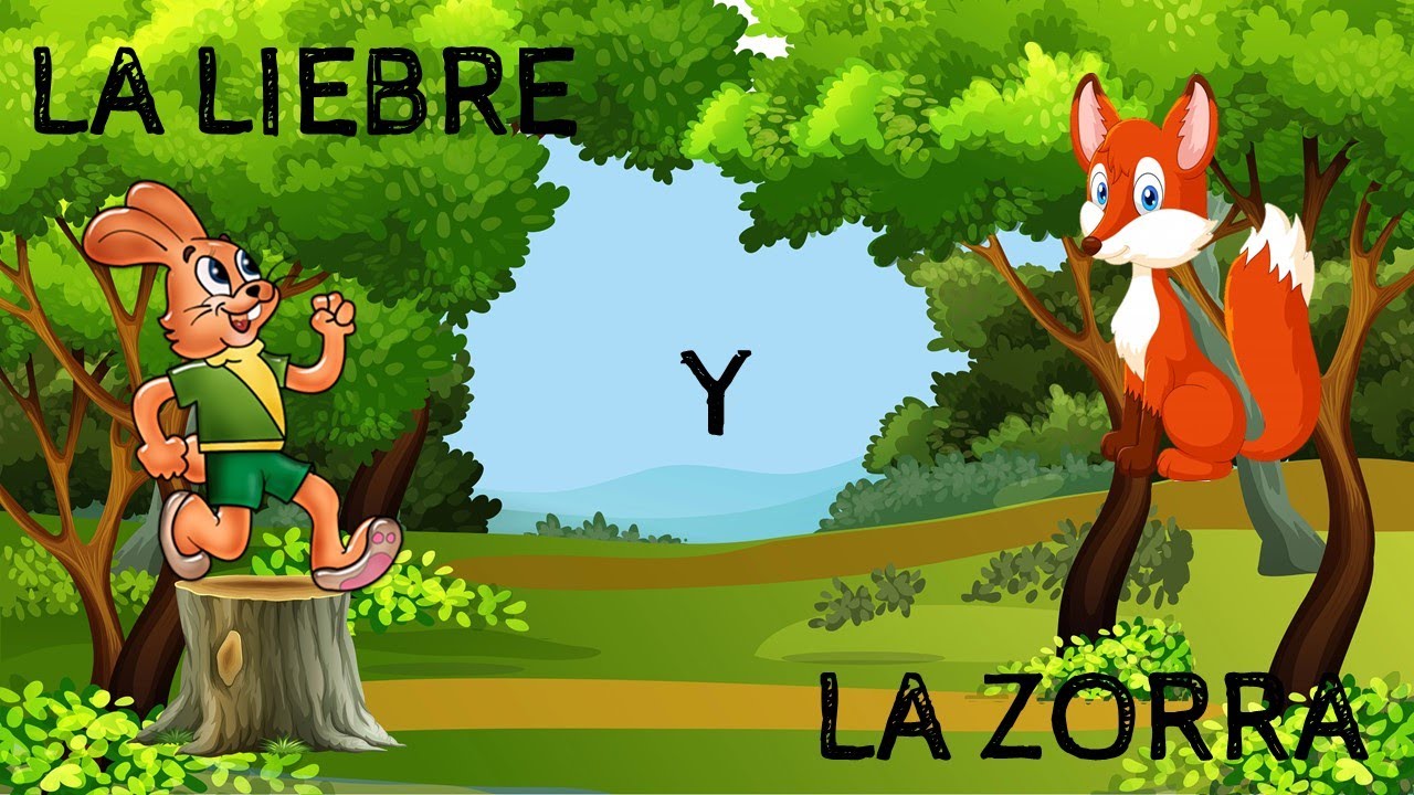 Fábula, la liebre y la zorra - YouTube