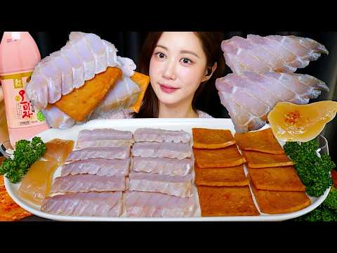 ホンオフェ + スパム モクバン!😮 ホンオ サムハプ💖 | 咀嚼音 | eating show | asmr mukbang korean