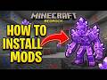 How To Install MODS for Minecraft BEDROCK (2 methods)