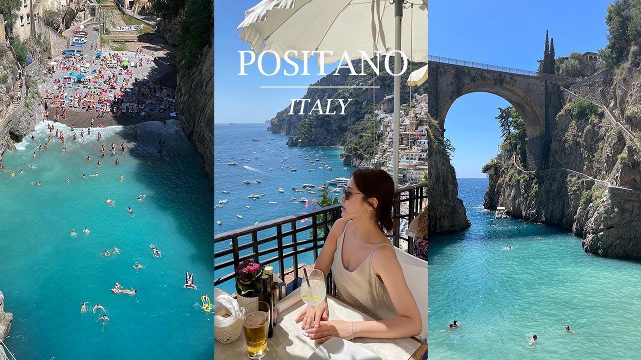 vlog. 포지타노에서 이 해변은 꼭 가셔야합니다💙 | 포지타노 숨은 해변만가기 | 포지타노호텔추천
