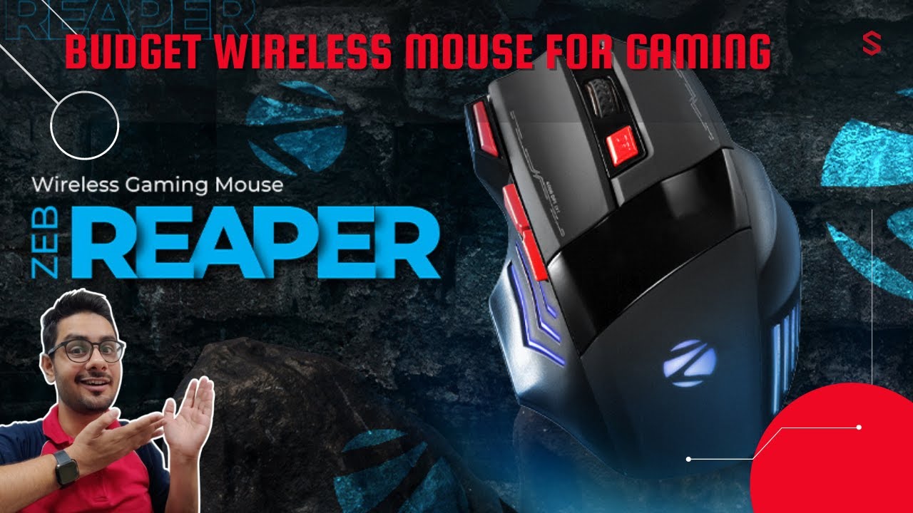 Zebronics ZebReaper Budget Wireless Gaming Mouse Unboxing and Review gaming suffian YouTube