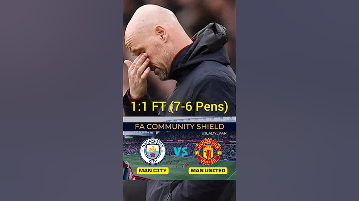 Man City vs Man United 1:1 FT (7-6 Penalties) | FA Community Shield 2024 Final Highlights