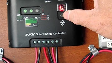 Load control Programming feature of the EPRC solar charge controller AVI
