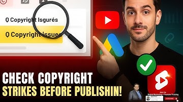 How To Check Youtube Copyright Strike Issue Before Publishing Videos