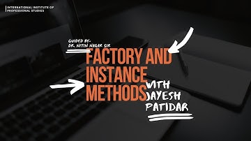 Factory methods | Instance methods | InetAddress class in Java