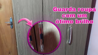 Limpei O Meu Guarda Roupa Mostrei Como Ficou O Brilho Reflexo Incrível