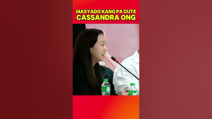 MASYADO KANG PA-CUTE! CASSANDRA ONG