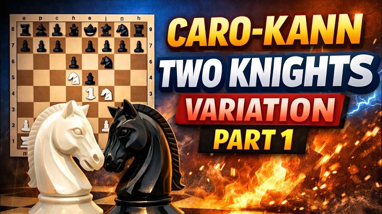 Caro-Kann Defense | Two Knights Variation – Part 1By Checkmate Factory