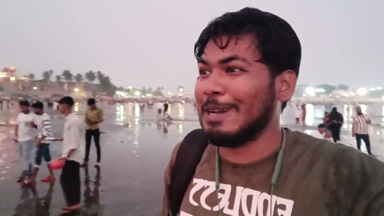 जुहू चौपाटी का सुकून 🌊समंदर की हवा, लहरों की आवाज़ और मुंबई का असली एहसास ❤️✨ 