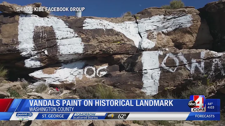 Vandals deface historical landmark in Southern Utah