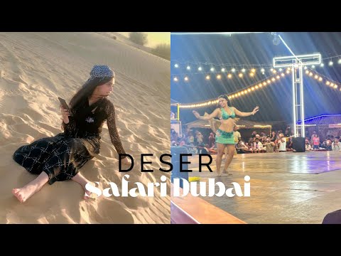 Desert safari Dubai / 1st time Belly dance dekha 🤪