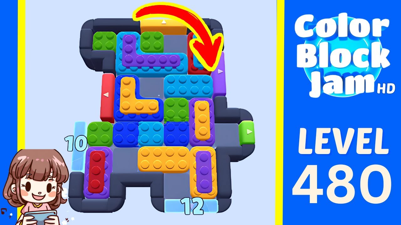 Color Block Jam Level 480 Solution Walkthrough - YouTube