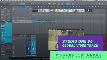New Global Video Track in PreSonus Studio One Version 6