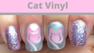 Cat Vinyl Nails