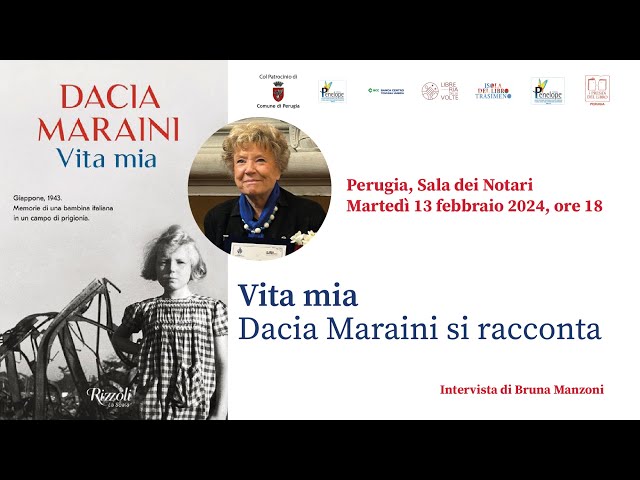 Perugia. Intervista a Dacia Maraini - 13 febbraio 2024 