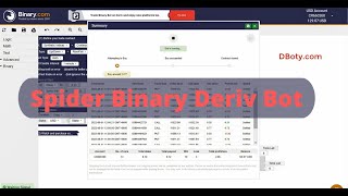 Authentic Binary Deriv Bot - Spider Binary Deriv Bot | Secure Profts Backed Binary Deriv Bot
