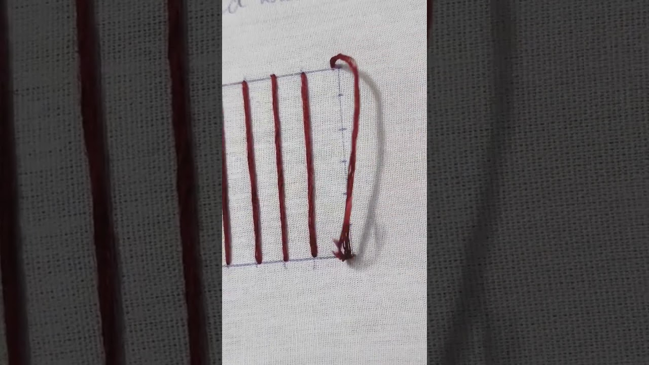 Twisted 🥨 lattice couching stitch, ✨couching stitch family ✨ Hand Made ⭐ Hand embroidery stitches 🪡