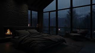 Helps beat Insomnia with the Sound of Rain and Fire | Stress Relieving Sounds