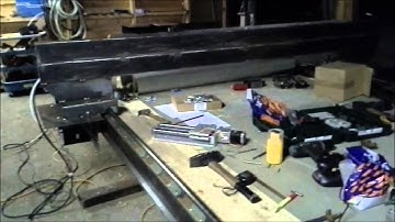 homemade cnc machine test Y axis