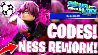 Ness Rework All Roblox Blue Lock Rivals Codes Ness Rework Update Codes For Blue Lock Rivals Blr