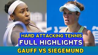 Coco Gauff Hard Attacking Tennis Vs Laura Siegemund • Full Highlights Before Wuhan Open 2026