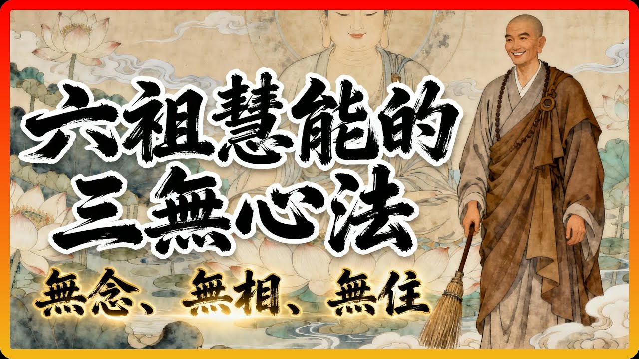六祖慧能的「三無」心法：搞懂它，世間再無事能讓你煩惱！#佛教故事 #佛法 #修行 #開悟
