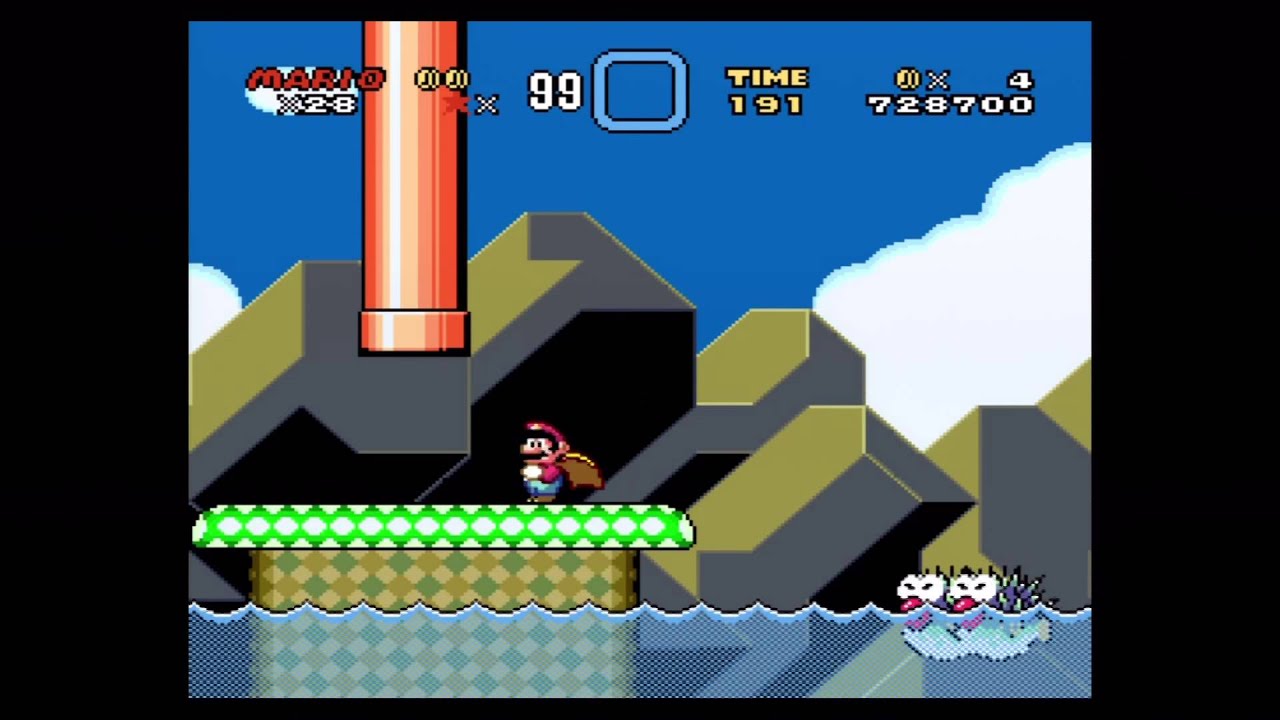 Super Mario World (4/9) - Butter and Cheese Bridge Areas - YouTube