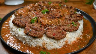 You haven't eaten kofta and rice made with this sauce before! AMAZING