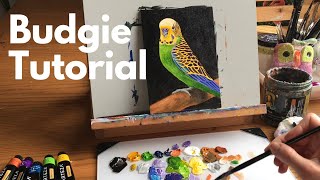 Learn to Paint Birds for Beginners ONLY 9-colors in 1-hour