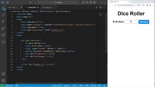 Build this dice roller program with JavaScript 🎲0