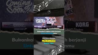 MENUNGGU - Karaoke Nada Pria [ RHOMA IRAMA ] #teaser  #karaokezone #dangdutkaraoke