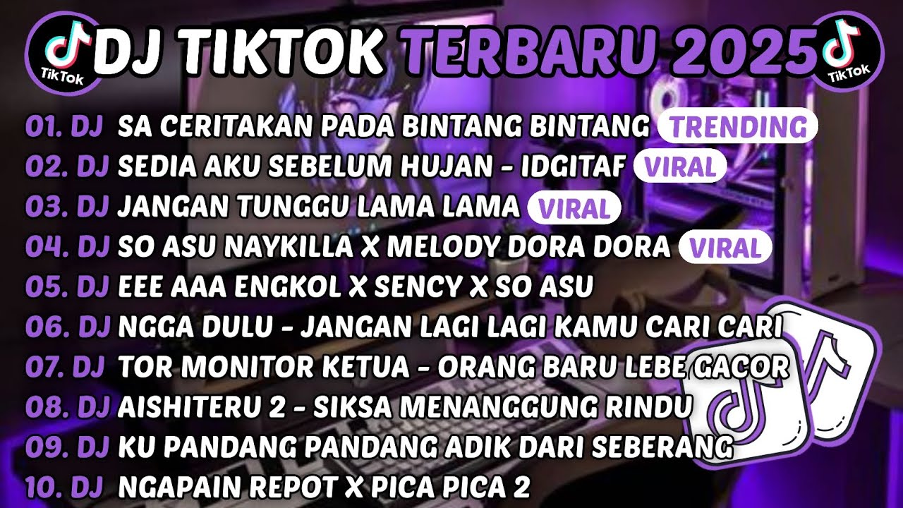 DJ TIKTOK TERBARU 2025-🎵DJ SA CERITAKAN PADA BINTANG BINTANG🎵DJ SEDIA AKU SEBELUM HUJAN - IDGITAF