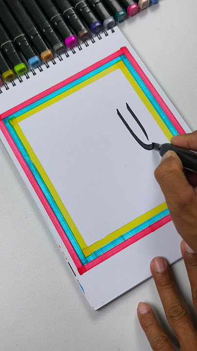 99 names of Allah 'al muhaimin' in arabic calligraphy #art #artshorts #99namesofallah