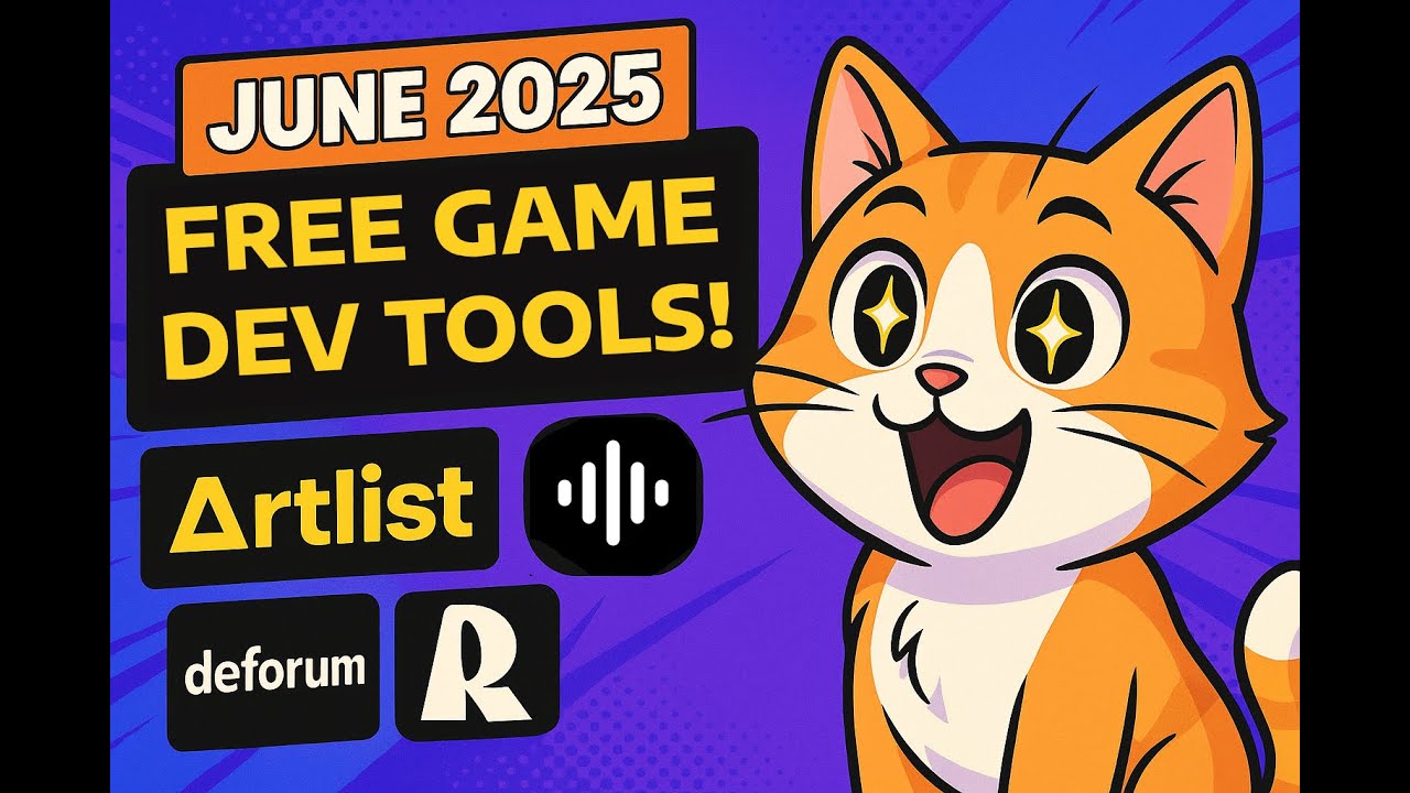 Free AI game development tools as of June 2025 - YouTube
