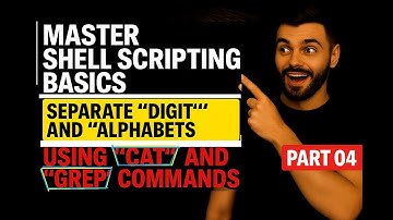 Shell Scripting Tutorial| Extract Numbers and Letters Separately Using GREP & CAT in Linux| Linux