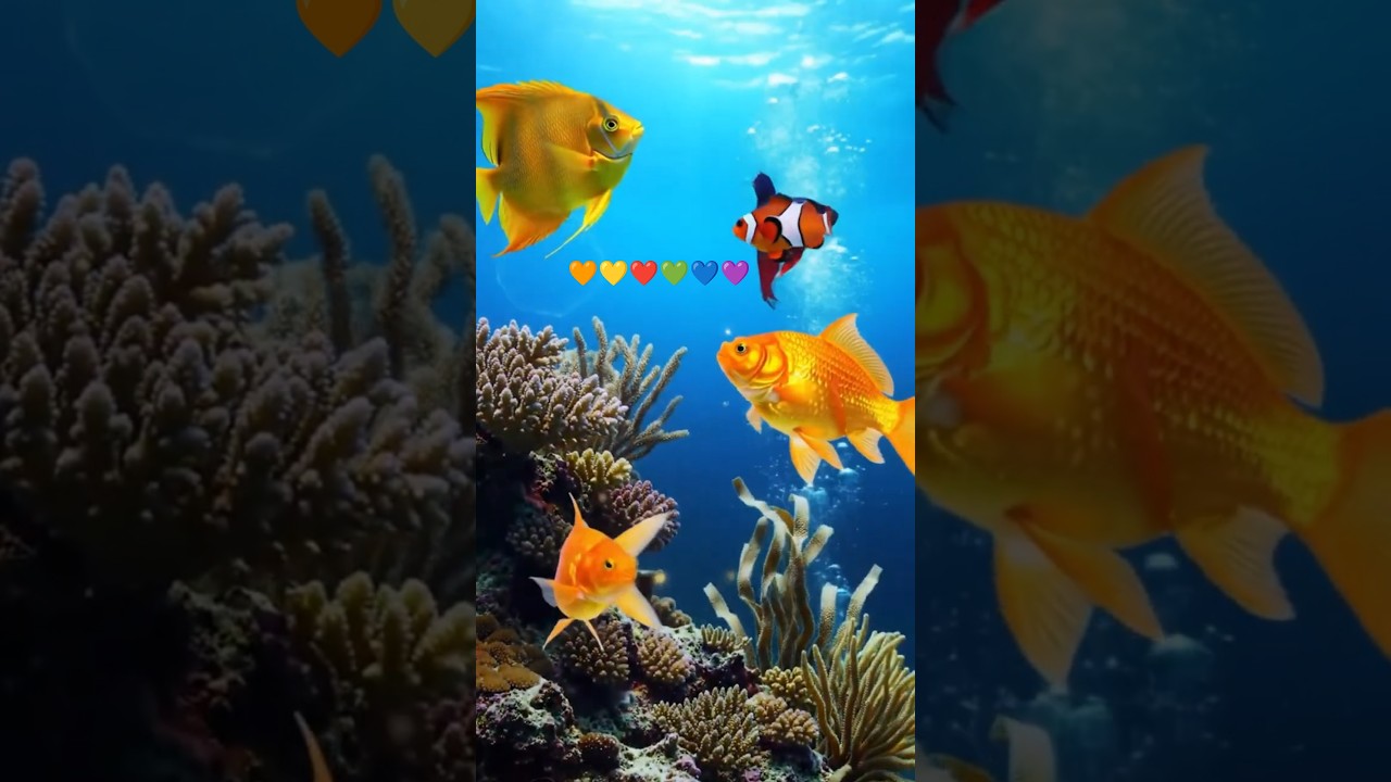 🐠🎉 Cute Fish Playtime – Tiny Swimmers Having Fun! 💦😍