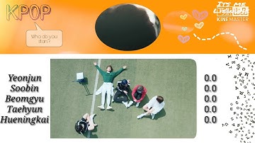 TXT - Run Away [Line Distribution] (Adlibs included)