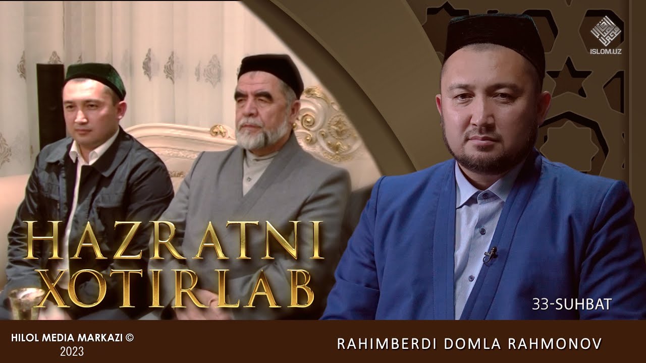 Hazratni o'z otamni sog'ingandek sog'inyapman...