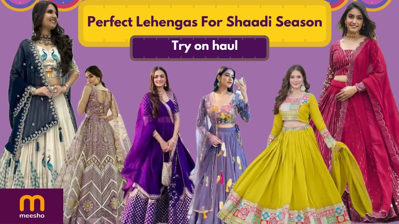 Meesho Lehenga Haul 2025 | Affordable Wedding & Party Wear Lehengas Under Budget