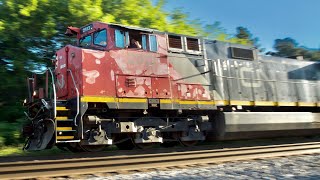 9WL Leader! Horn Show! CN L517 At Thornhill