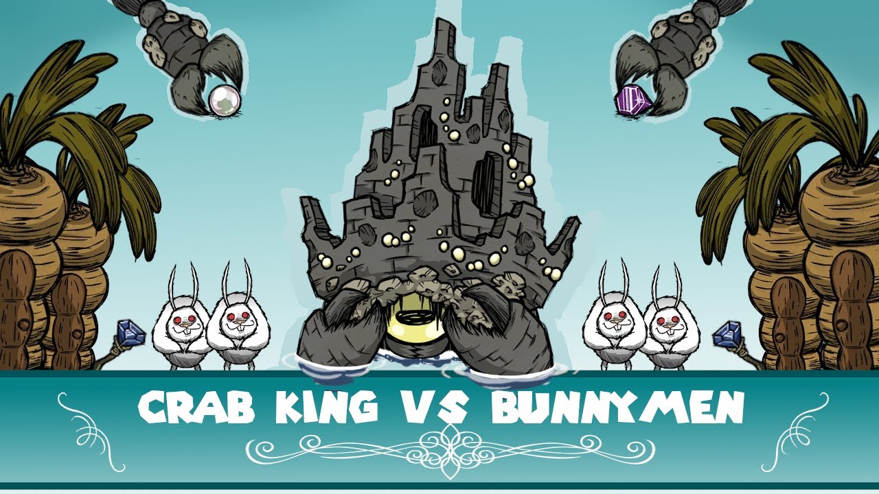 Don't Starve Together Pearled Crab King vs Bunnymen Guide YouTube