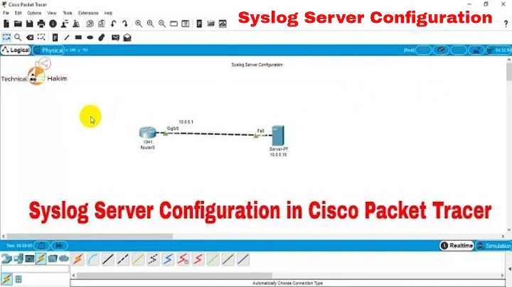 How to Configure Syslog Server in Cisco Packet Tracer | Technical Hakim #SyslogConfiguration CCNA