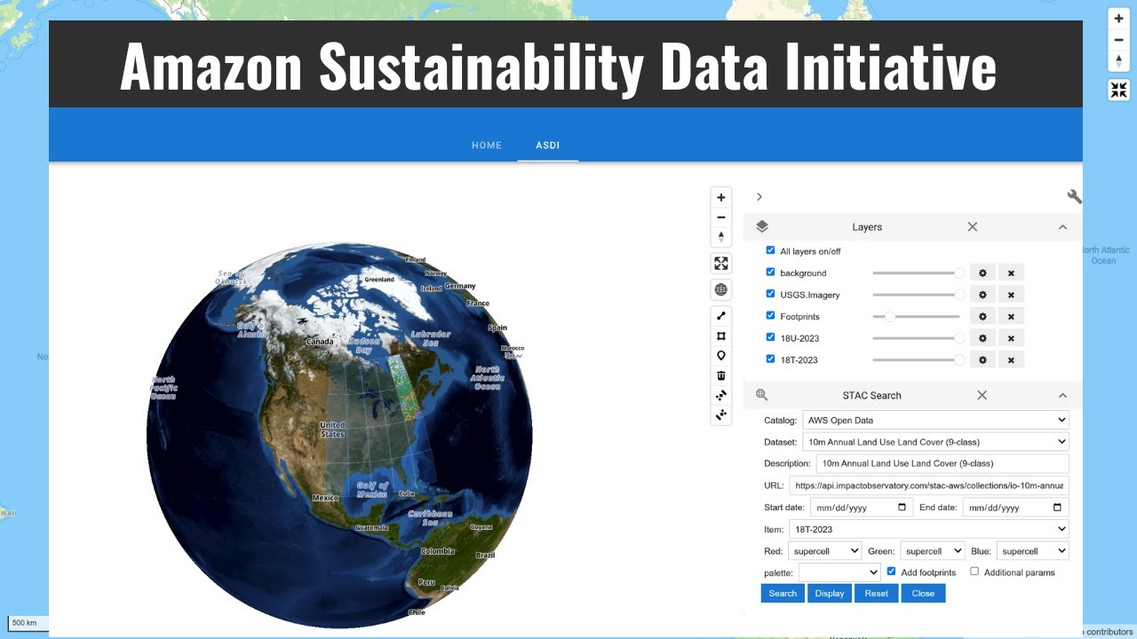 MapLibre Tutorial 20: Visualize Geospatial Data from the Amazon ...