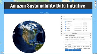 MapLibre Tutorial 20: Visualize Geospatial Data from the Amazon Sustainability Data Initiative