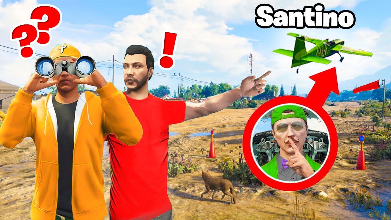 Verstoppen Als PILOOT NPC In GTA!✈️👨‍✈️