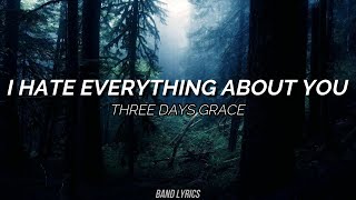 Three Days Grace - I Hate Everything About You [Sub español   Lyrics]