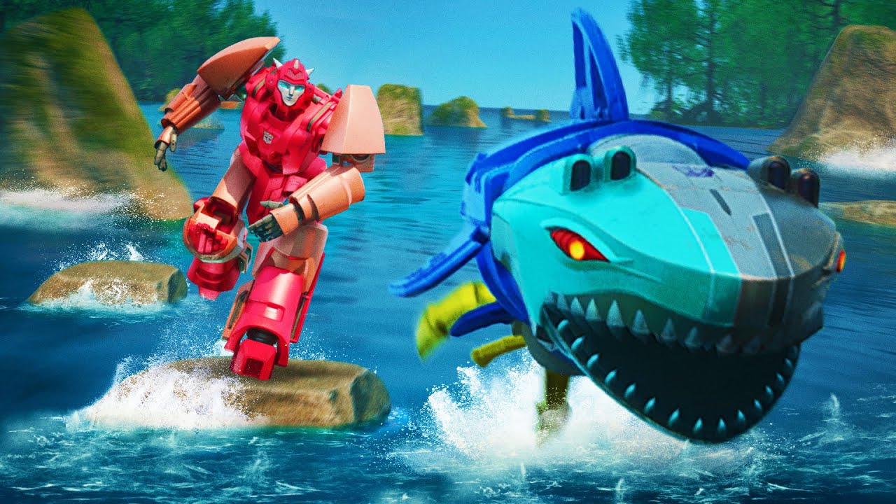 Gara marina: Elita-1 VS. Sky-Byte! | E29 | Transformers: CYBERWORLD