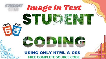 How to add image inside text with #css || image in text background || how to place image inside text